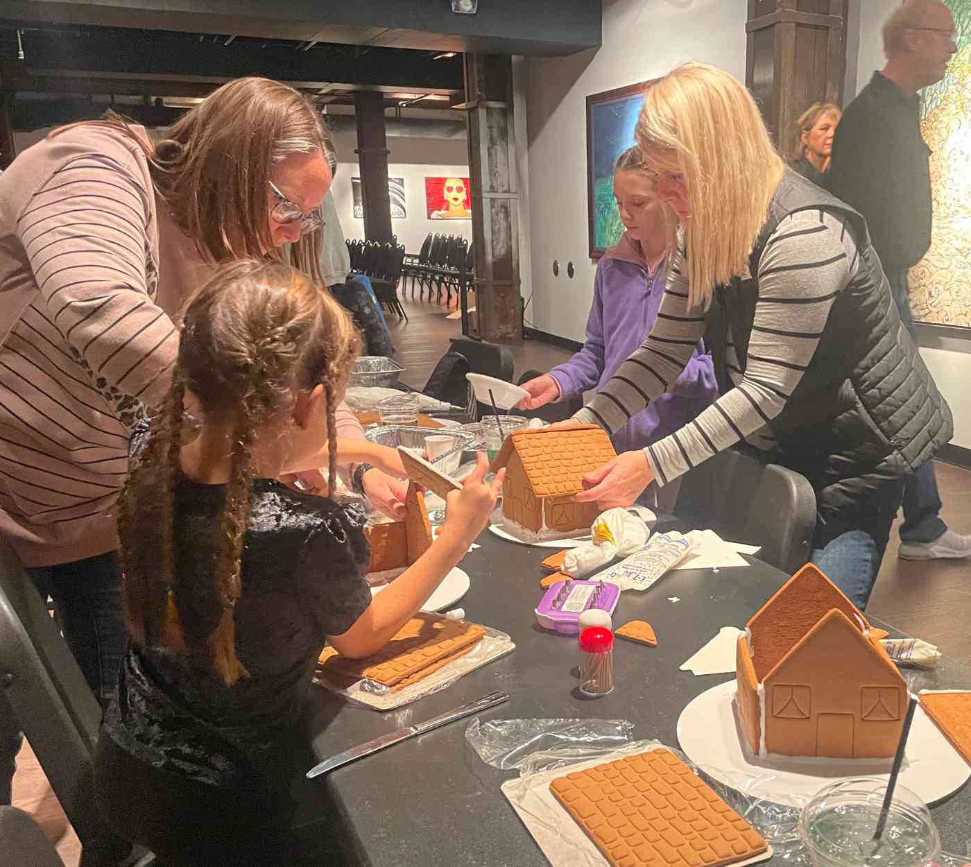 Family Gingerbread House Competition