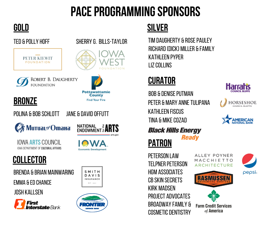 PACE Programming Sponsors